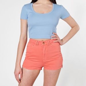 BUNDLE- American Apparel high waist side zip shorts